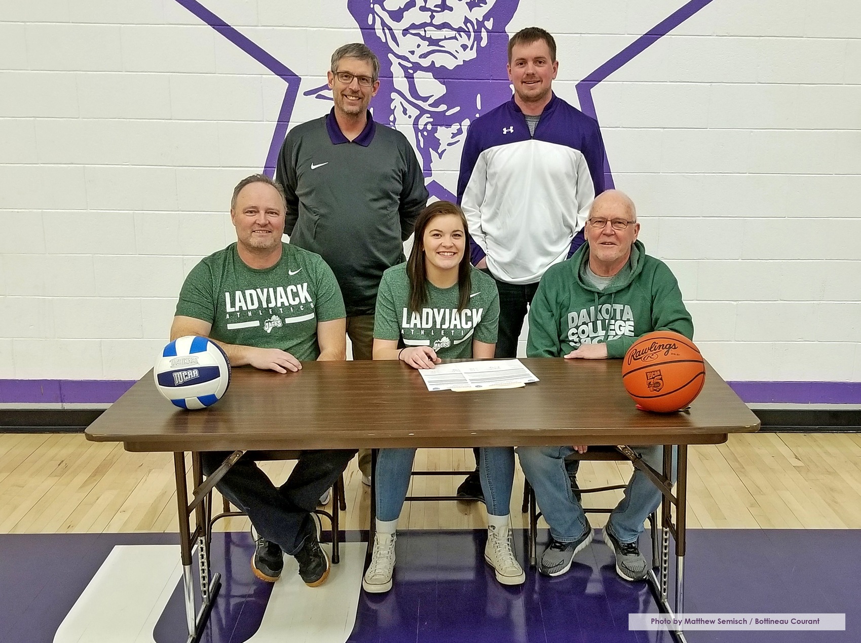 Local Bottineau High grad Toni Eide has signed on to play volleyball and basketball at DCB for the 2019-20 season.