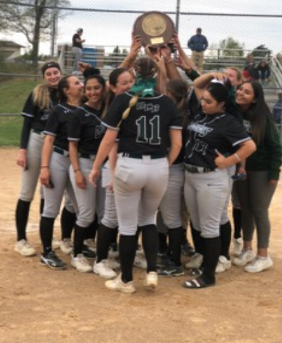 Ladyjacks softball celebrates their first ever Region XIII Championship Friday after defeating Central lakes 5-1 in the final.