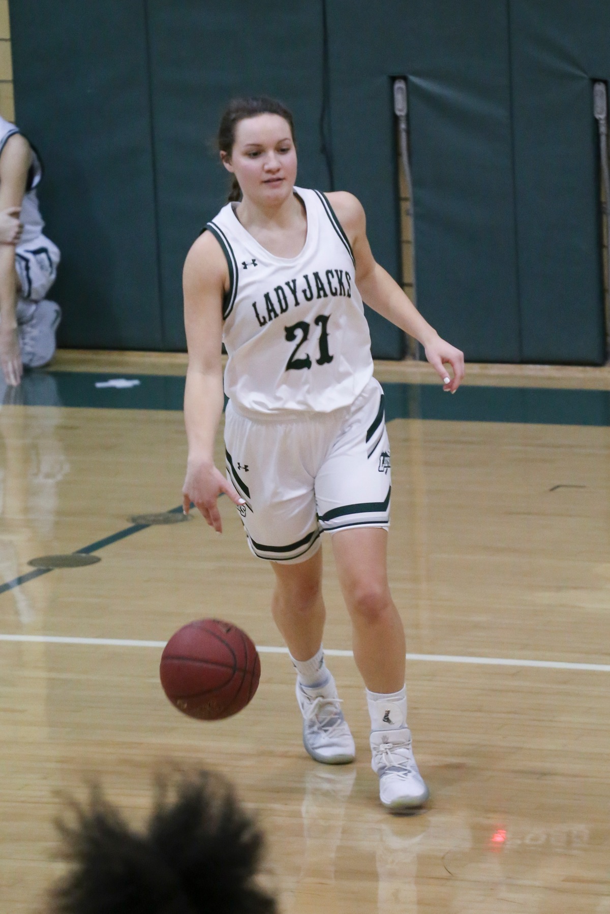 Madison Uhlenkamp had a season high 8 steals in DCB's 69-68 loss at home to Williston State College last night.